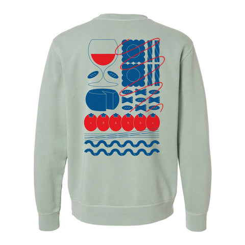 An Ode to Pasta Sweatshirt