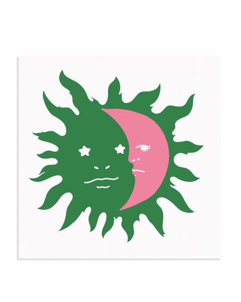 Sun and Moon Print